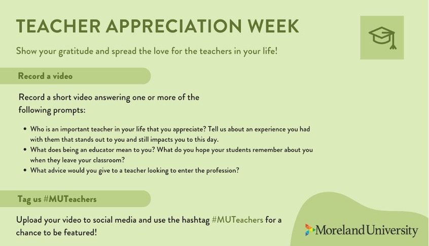 how to celebrate Teacher Appreciation Week